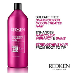 Redken Color Extend Magnetics Shampoo for Unisex, 33.799999999999997 ounces, 33.8 fluid_ounces (884486290564)