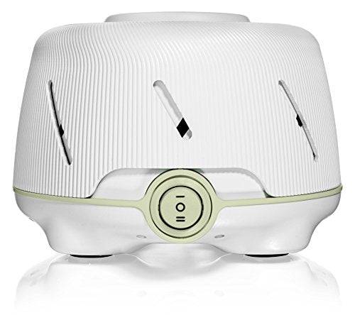 Yogasleep Dohm (White,Green) The Original White Noise Machine, Relaxing Natural Sound from a Real Fan, Noise Cancelling For Office Privacy, Sleep Aid For Adults & Baby, Travel Size Pink Noise Machine