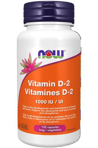 Now Vit D-2 1,000 IU Dry Vegan 120vcap