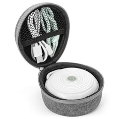 Yogasleep Rohm Portable White Noise Sound Machine + Travel Case in Grey (Pack of 2) Sleep Therapy, Crush-Resistant Travel Case, for Adults, Kids & Baby, Noise Blocking & Office Privacy, Registry Gift