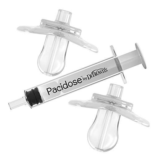 Dr. Brown's Pacidose Liquid Medicine Dispenser, Combo Sizes 0-6 months and 6-18+ months, White