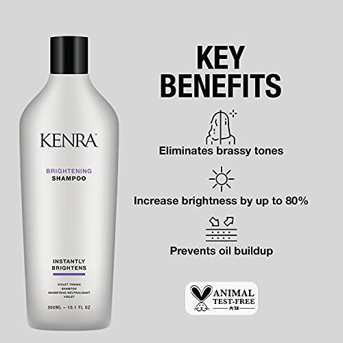 Kenra Brightening Shampoo/Conditioner | Instantly Brighten | All Hair Types | Shampoo, 10.1 FL OZ