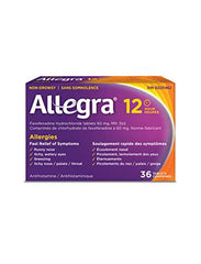 12 Hour Allergy Relief Tablets, 60 mg