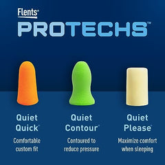 Flents Quiet Contour Ear Plugs (10 Pair) NRR 33