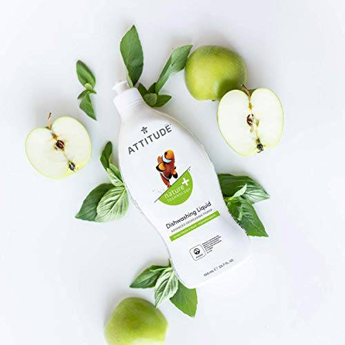 ATTITUDE Nature + Dishwashing Liquid Green Apple & Basil - Zecoya