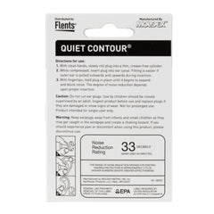 Flents Quiet Contour Ear Plugs (10 Pair) NRR 33