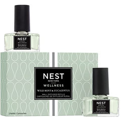 NEST New York Wild Mint & Eucalyptus Wall Diffuser Refill, Set of 2