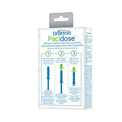 Dr. Brown's Pacidose Liquid Medicine Dispenser, Combo Sizes 0-6 months and 6-18+ months, White