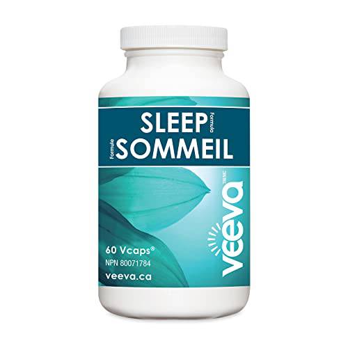 Veeva Sleep Formula 60 Vcaps for Insomnia, nervousness, Restlessness and Mental Stress 60 count