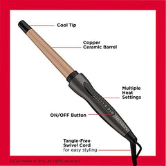 Revlon Copper 1" to 1-1/4" Curling Wand Iron