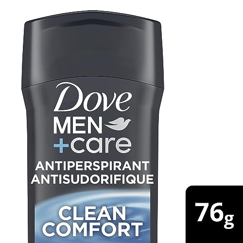 Dove Men+Care Clean Comfort 72H Antiperspirant Deodorant Stick for Men with Vitamin E and Non-Irritant Formula 76 g