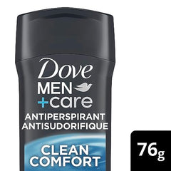 Dove Men+Care Clean Comfort 72H Antiperspirant Deodorant Stick for Men with Vitamin E and Non-Irritant Formula 76 g