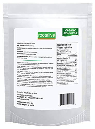 Rootalive Organic amla fruit powder 200g