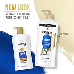 Pantene Shampoo, Conditioner And Hair Treatment Set, Repair & Protect For Damaged Hair, Safe For Color-Treated Hair (1,580 mL Total)