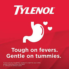 Tylenol Infant Fever, Teething and Pain Reliever for Baby, Grape Suspension Medicine, 24mL