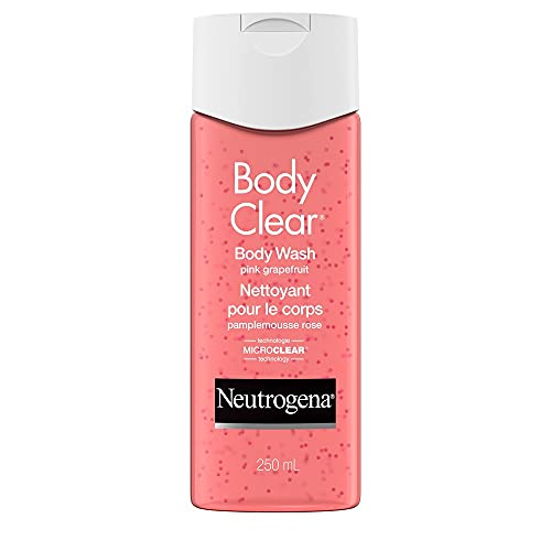 Neutrogena Body Clear Acne Body Wash - Maximum Strength Salicylic Acid, Vitamin C - Oil Free - Pink Grapefruit Scent - 250ml