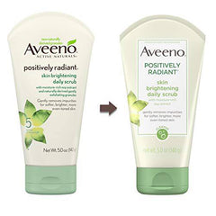 Aveeno Positively Radiant, Skin Brightening, Daily Face Scrub and Exfoliator - Zecoya