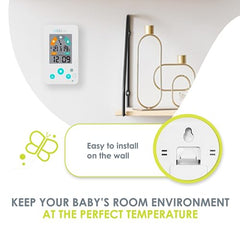 bblüv - Igrö - Indoor Digital Hygrometer & Thermometer with Humidity Monitor