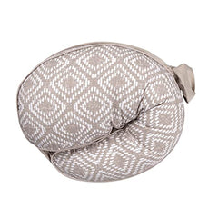 Boppy Anywhere Support Nursing Pillow, Latte Rattan with Stretch Belt that Stores Small, Breastfeeding and Bottle-feeding Support at Home and for Travel, Plus Sized to Petite, Machine Washable