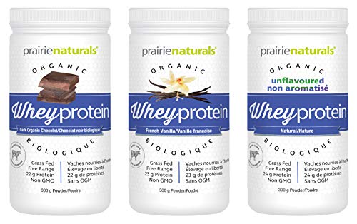 Prairie Naturals Organic Whey Protein, Vanilla, 300g