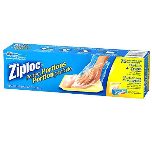 Ziploc Perfect Portions Bags, 75 Bags - Zecoya