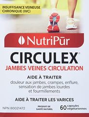 Nutripur Circulex, Venous Insufficiency, 60 vegetarian capsules