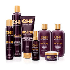 CHI Deep Brilliance Olive and Monoi Deep Protein Masque Strengthening Treatment, 8 oz