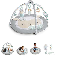 Ingenuity Sheppy’s Spot Ultra Plush Baby Activity Gym & Tummy Time Mat, Newborn and up - Corrie