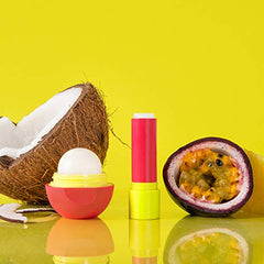 eos Super Soft Shea Lip Balm Stick and Sphere, Pineapple Passionfruit and Coconut Milk, 11g