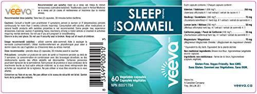 Veeva Sleep Formula 60 Vcaps for Insomnia, nervousness, Restlessness and Mental Stress 60 count