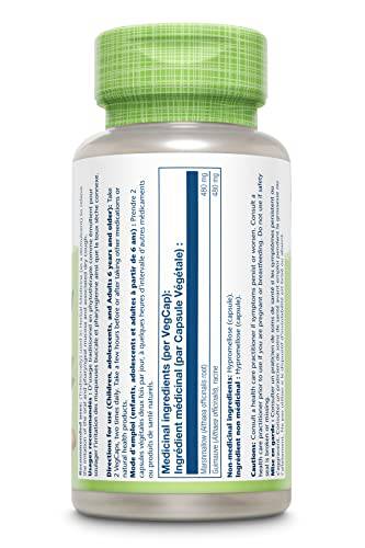 SOLARAY – Marshmallow Root, 480mg | Herbal Support | Althaea Officinalis, Whole Root | Dietary Supplement |Vegan, Lab Verified | 100 Vegetarian Capsules