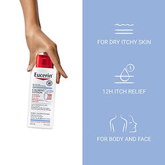 EUCERIN Calming Intensive Itch Relief Lotion for Itchy Dry Skin | Body Lotion, 250mL | Dry Skin Lotion | Ceramide Lotion | Fragrance-free Lotion | Non-Greasy Cream | Recommended Brand by Dermatologists