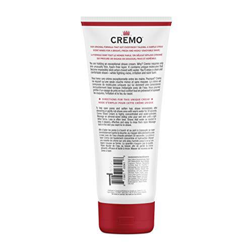 Cremo Original Shave Cream - smooth shaving cream fights razor burn, nicks and cuts - Zecoya