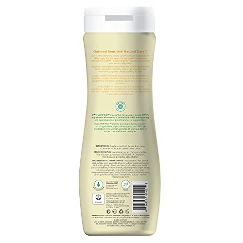 ATTITUDE Color Protection Shampoo for Sensitive Skin Enriched with Oat and Argan Oil, EWG Verified, Hypoallergenic, Vegan and Cruelty-free, 473 ml