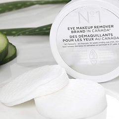 Marcelle Oil-Free Eye Make-Up Remover Pads, Sensitive Eyes, Long-Wearing Makeup Removal, Micellar Technology, Hypoallergenic, Fragrance-Free, Paraben-Free, Alcohol-Free, Cruelty-Free, Vegan, 85 Pads