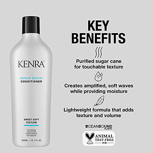 Kenra Sugar Beach Shampoo/Conditioner | Sweet Soft Texture | All Hair Types | Conditioner, 33.8 FL OZ