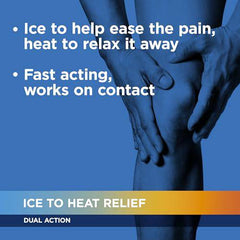 RUB A535 Injury Ice to Heat Relief Cream, Dual Action Therapy, 100 g