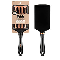 Conair Quick Blow-Dry Copper Collection, Curved Paddle Brush, Hair Brush, 1 count