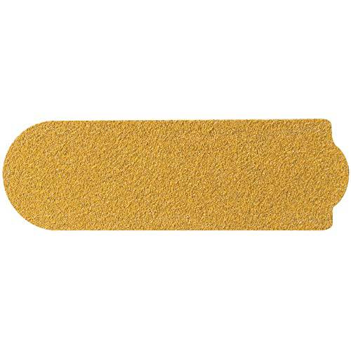 ForPro Stainless Steel Pedi File Refill, 80 Grit, Gold, EZ-Strip Peel Pedicure Refill Pads, 1.25” W x 4” L, 50-Count