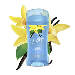 Secret Clear Gel Antiperspirant and Deodorant, Vanilla Scent, 73 grams