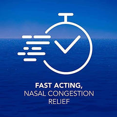 HydraSense Full Stream Nasal Spray, Daily Nasal Care, 100% Natural Source Seawater, Preservative-Free, 210 mL