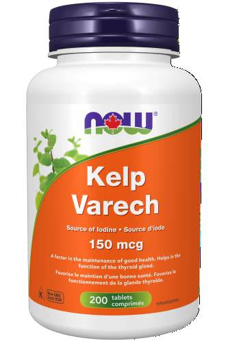 Now Kelp 150mcg Iodine Tablets, 200 Count