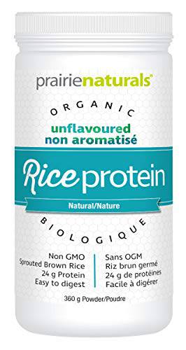 Prairie Naturals Organic Sprouted Brown Rice Protein, Natural, 360g