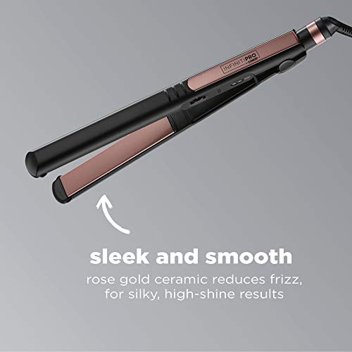 Conair Infinitipro Rose Gold Ceramic Flat Iron, 1-Inch