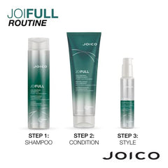 Joico JoiFULL Volumizing Conditioner, Hair Thickening, Builds Volume, Anti Frizz, Cleansing and Detangles for Fine to Medium Hair