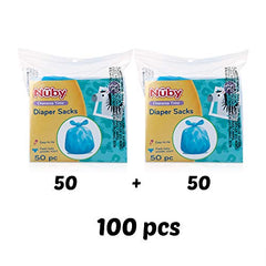 Nuby Diaper Bags, 100 Count (2 Packages)