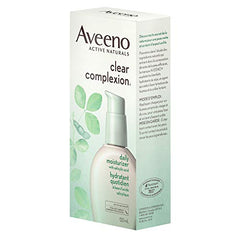 Aveeno Clear Complexion Daily Moisturizer - Face Wash, Salicylic Acid, Dry Skin & Oily Skin Cleanser - 120ml (Packaging May Vary)