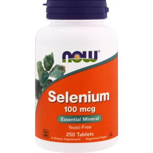 Now Foods Selenium 100mcg (yeastfree) 250tab