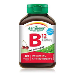 Vitamin B12 Methylcobalamin 1,000 mcg Fast-Dissolving Tablets