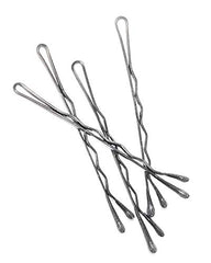 BaBylissPRO 2 Inch Crimped Bobby Pins, 1 Pound Box, Silver